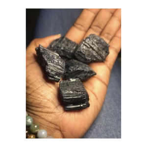 Raw Black Tourmaline Chunk