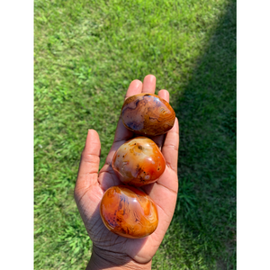 Carnelian Palm Stone