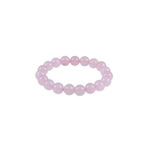 Rose Quartz Beaded Bracelet (8mm)