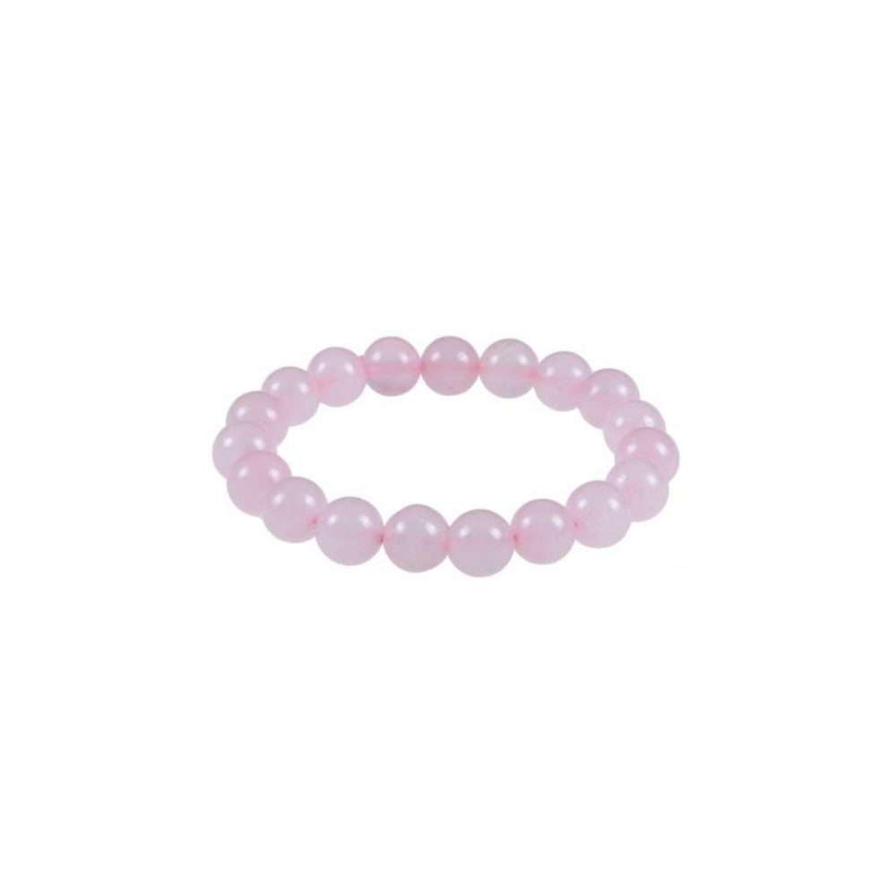 Rose Quartz Beaded Bracelet (8mm)