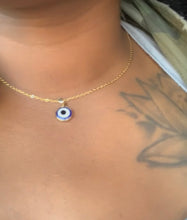 Load image into Gallery viewer, Petite Evil Eye Necklace