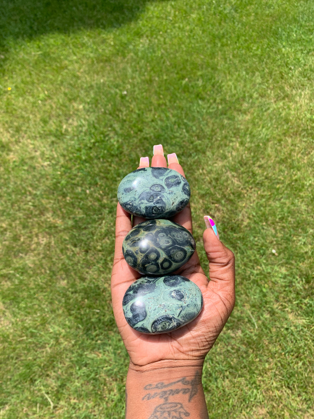 Kambaba Jasper Palm Stone